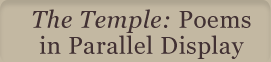 The Temple: Poems in Parallel Display